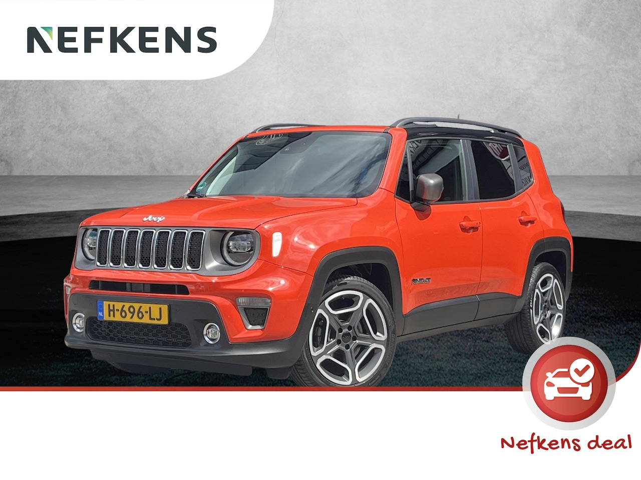 Jeep Renegade - 1.3 Turbo 150pk Limited Automaat | 1ste eigenaar | Camera | Navigatie | Keyless | 19'' LM - AutoWereld.nl