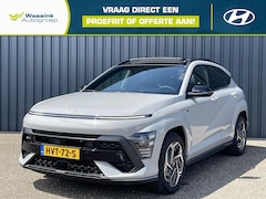 Hyundai Kona - 1.6 GDI HEV 141pk DCT N Line Sky I Schuif/kantel Dak I Camera I Stoelventilatie I Stoelver