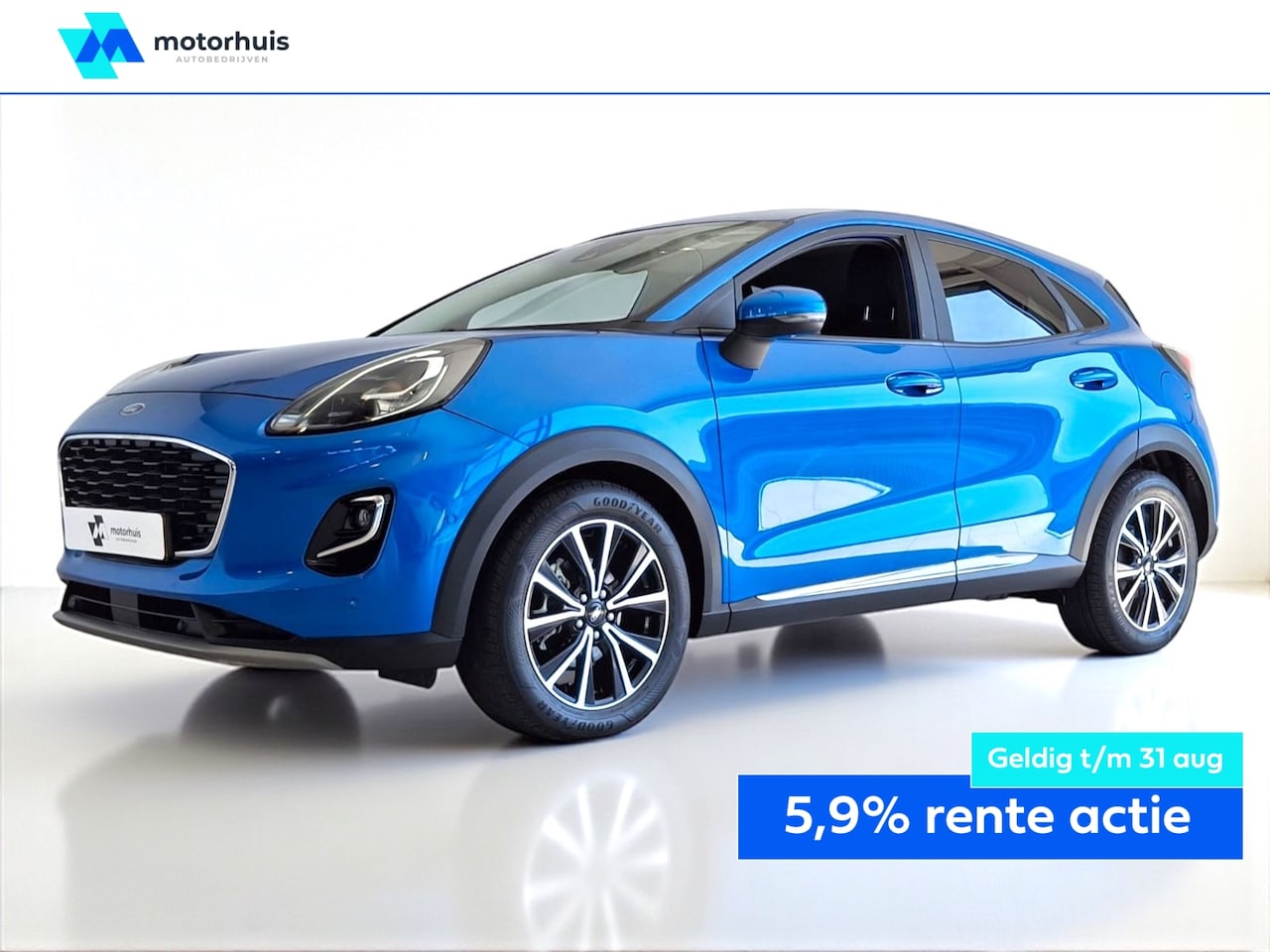 Ford Puma - 1.0i Ecoboost Hybrid 125pk Titanium AUTOMAAT NAVI LED CAMERA WINTERPACK - AutoWereld.nl