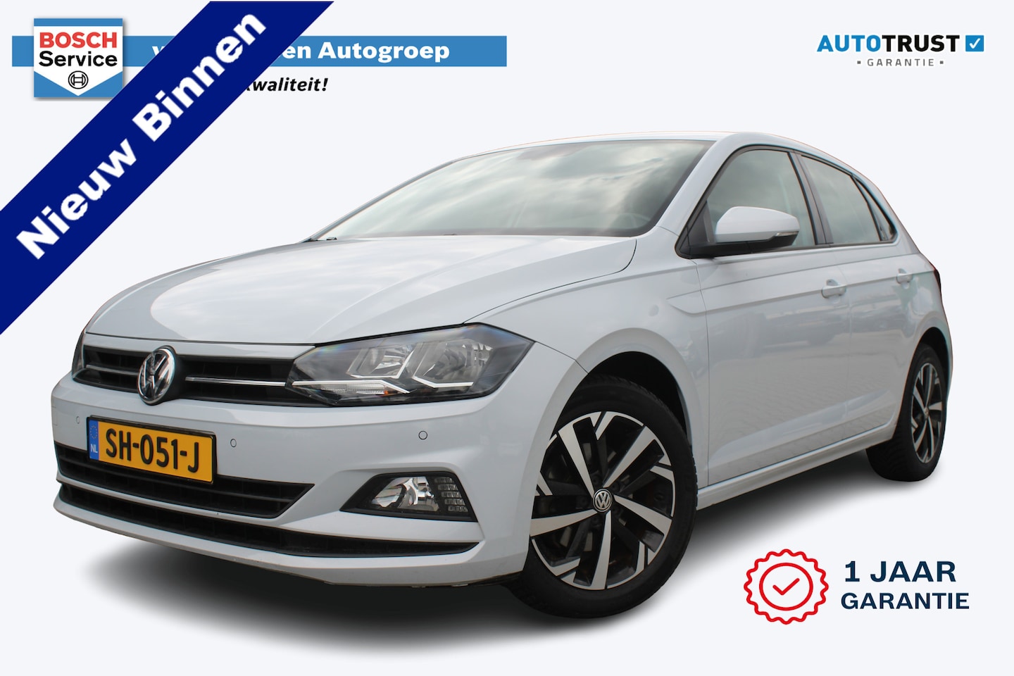 Volkswagen Polo - 1.0 TSI Comfortline Cruise control/Stuurbekrachtiging/ 12 maanden garantie. - AutoWereld.nl