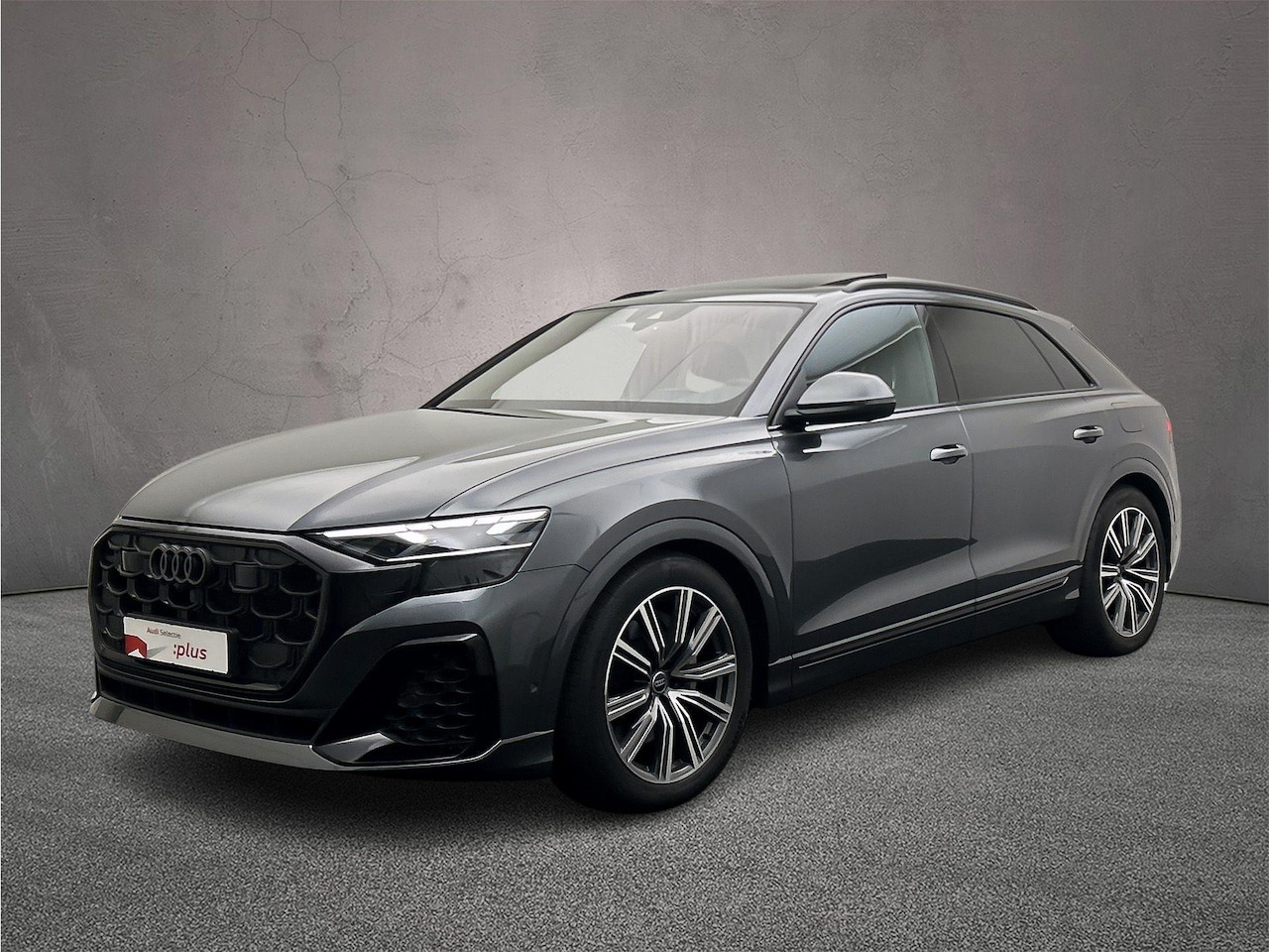 Audi Q8 - 55 TFSI e Pro Line S 4-Wielbesturing |Trekhaak | Pano | Head-Up | Top-View| B&O| | Pano | - AutoWereld.nl