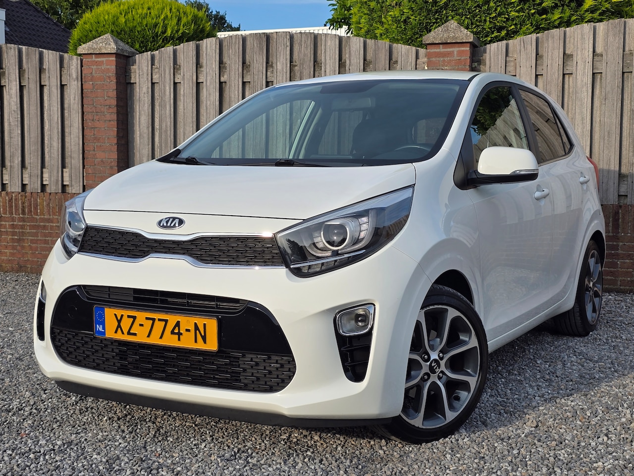 Kia Picanto - 1.0 CVVT Design Edition Kia Picanto 1.0 CVVT 67pk | Leer | Clima | Navi | 2019 | 1e - AutoWereld.nl