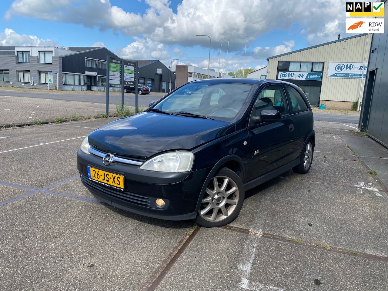 Opel Corsa - 1.4-16V Sport/ 3drs/ nap/ 1jaar apk/ dealeronderhouden/ EL-ramen/ trekhaak/ zeer nette aut - AutoWereld.nl