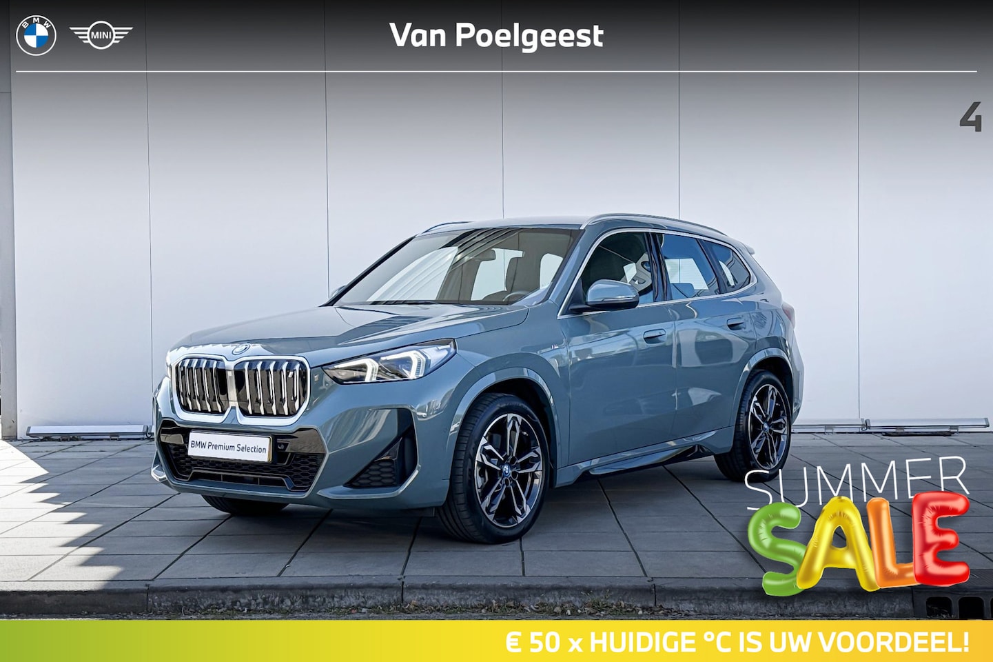 BMW iX1 - xDrive30 M-Sport Stuurwielrand Verwarming / Adaptief Onderstel / Comfort Acces / Binnen & - AutoWereld.nl