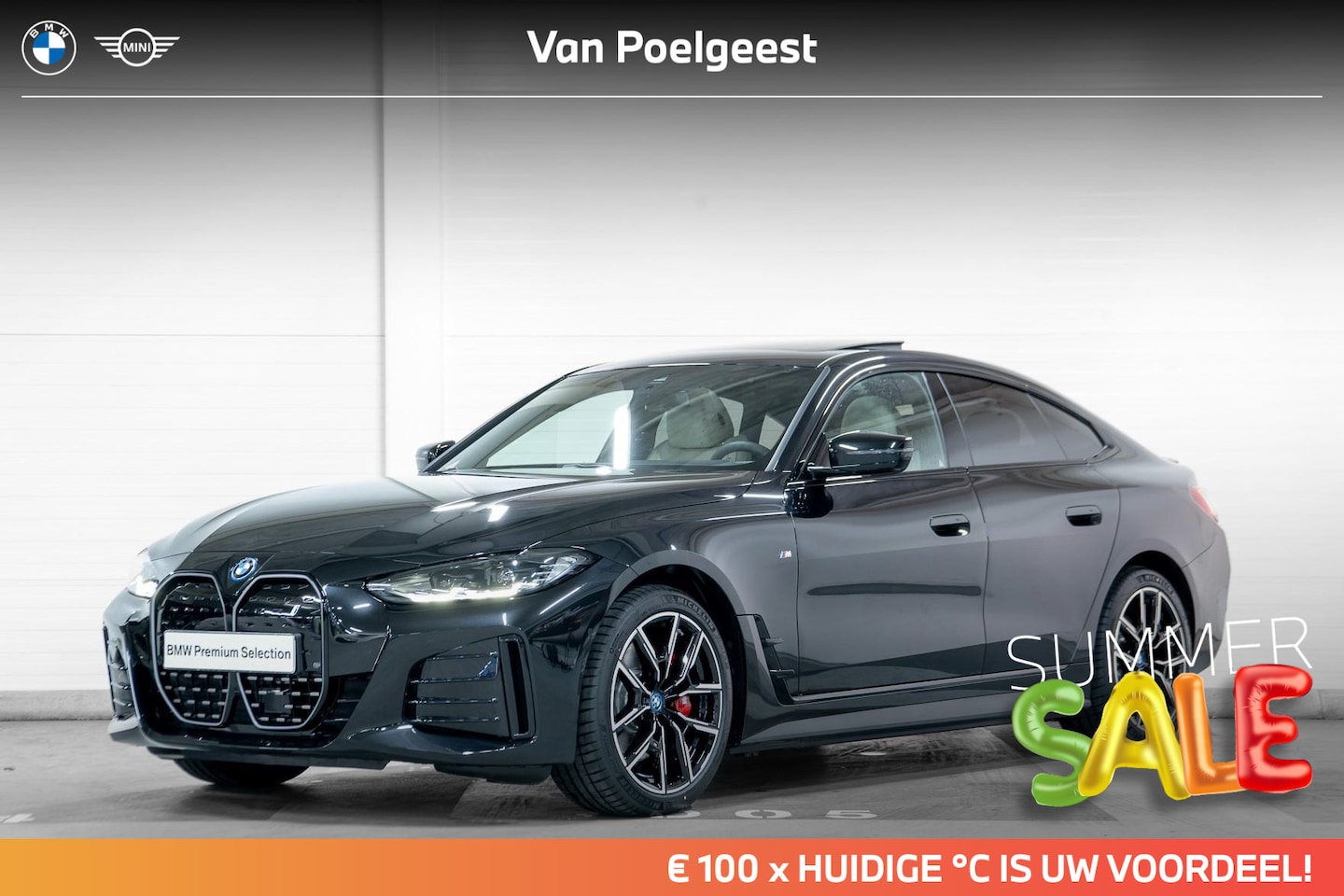BMW i4 - eDrive40 | M-Sport Pro | High Executive | Adaptive Cruise l Schuif-/kanteldak | Summer Sal - AutoWereld.nl