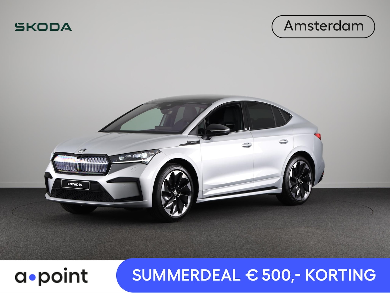 Skoda Enyaq Coupé iV - 80 Sportline 204 pk Škoda Enyaq Coupé iV 80 Sportline 204 pk Canton Audio | Head up Displa - AutoWereld.nl