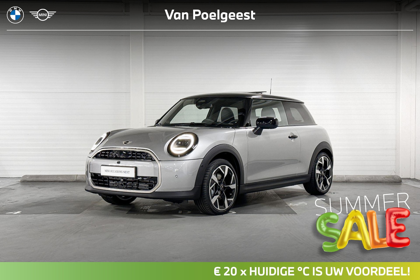 MINI Cooper - C | Favoured Trim | Pakket L |  18" Slide Spoke Two-Tone | Summer Sale 20 - AutoWereld.nl