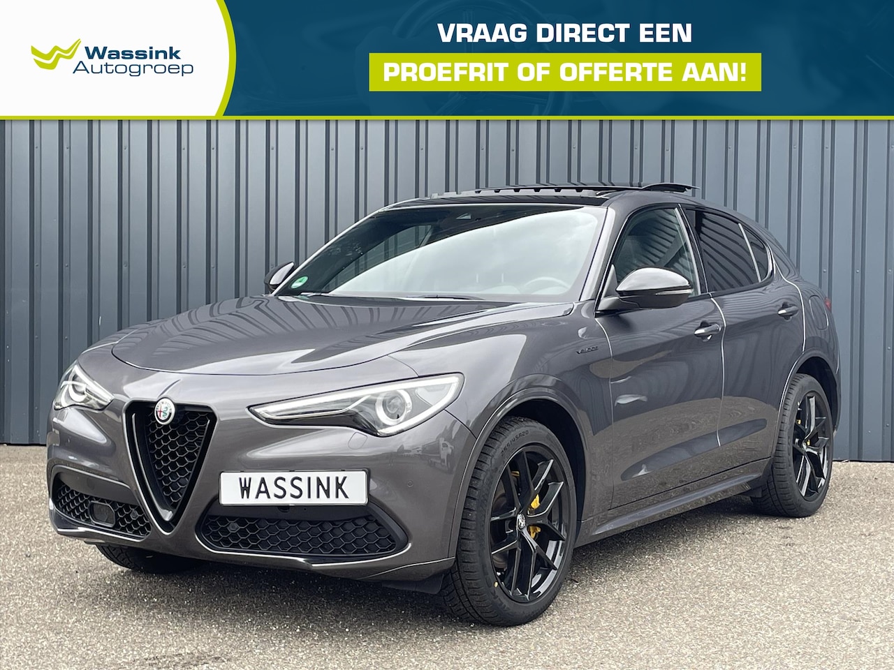 Alfa Romeo Stelvio - 2.0 GME 280pk Aut AWD Veloce I Full Option I Schuifkanteldak I Harman Kardon I Elektrische - AutoWereld.nl