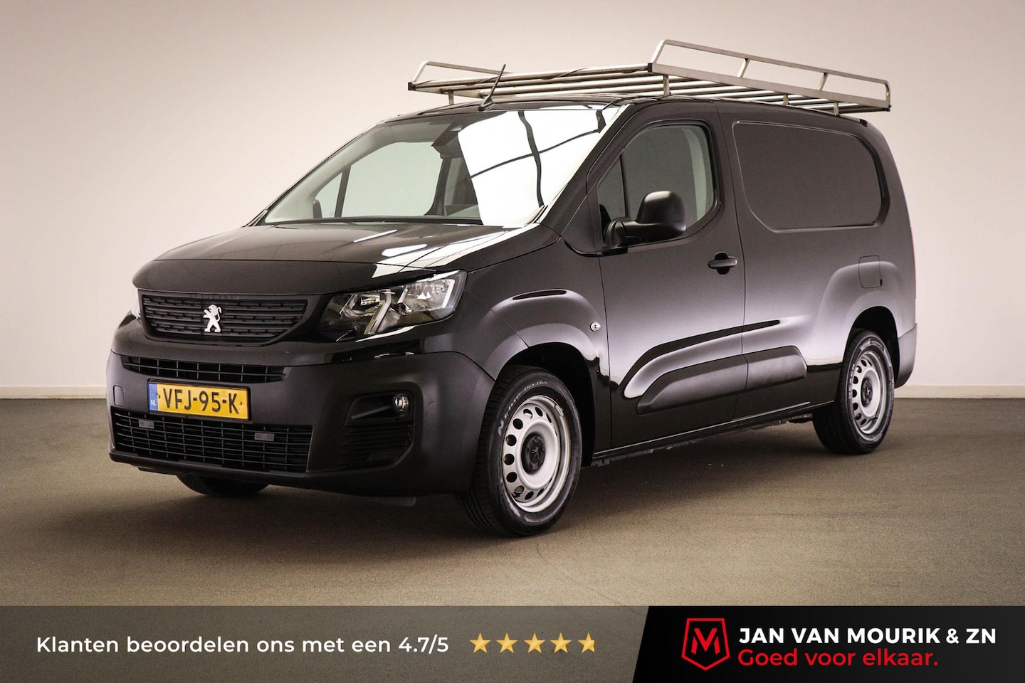 Peugeot Partner - 1.5 BlueHDI Premium Long AUTOMAAT | VISIBILITE PACK |  AIRCO | APPLE | DAKDRAGER | TREKHAA - AutoWereld.nl