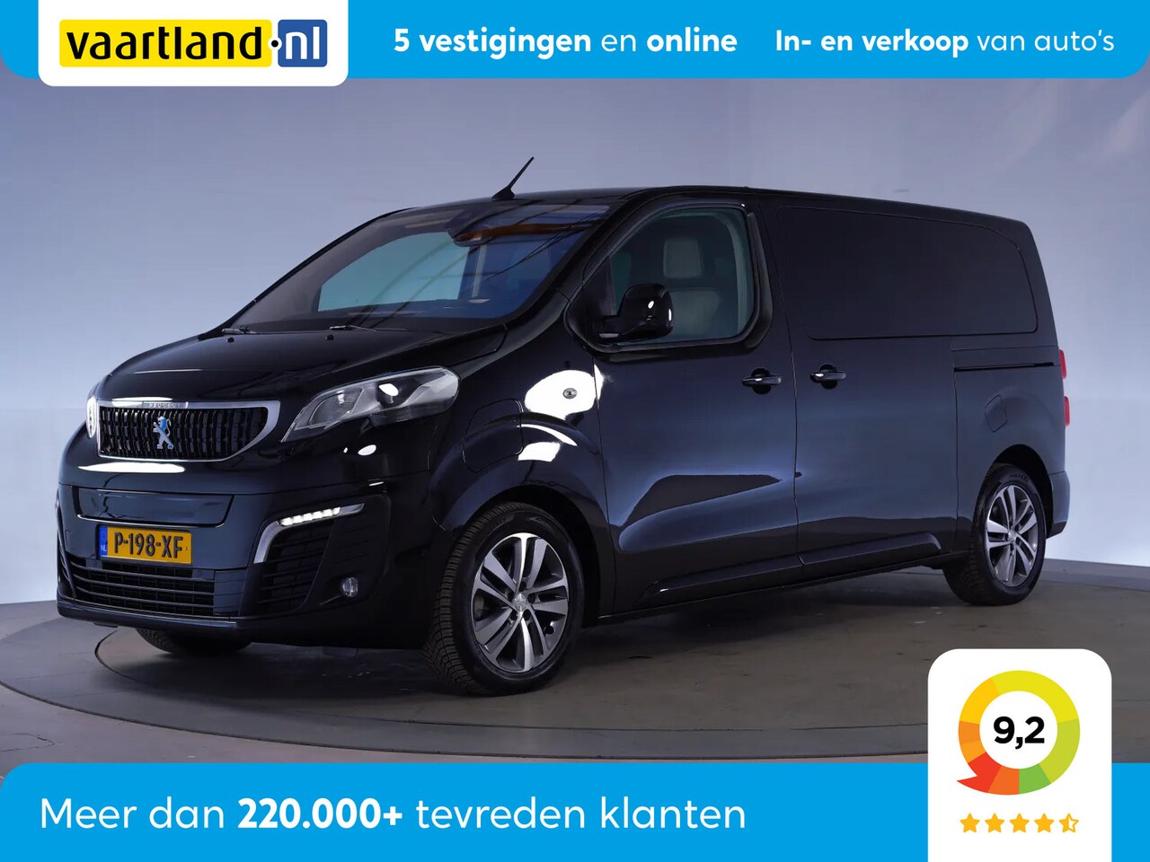 Peugeot e-Traveller - 50 kWh Business VIP Standard 7 Persoons [ Leer Panoramadak Camera ] - AutoWereld.nl