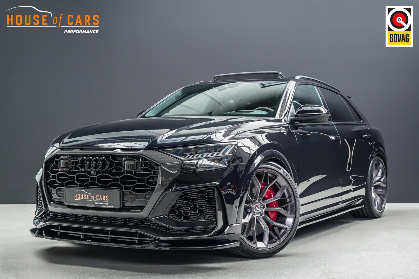 Audi RSQ8 - 4.0 600pk TFSI quattro |23" custom|Maxton splitterset|Ghost link|carbon ext.|massage|panor - AutoWereld.nl