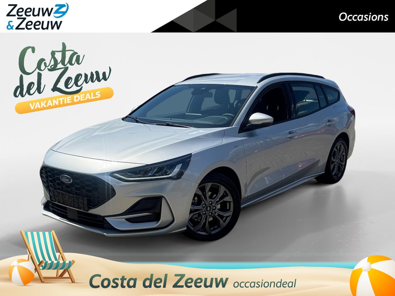 Ford Focus Wagon - 1.0 EcoBoost Hybrid St-Line | Automaat | Apple carplay & Andriod auto | Achteruit rij came - AutoWereld.nl