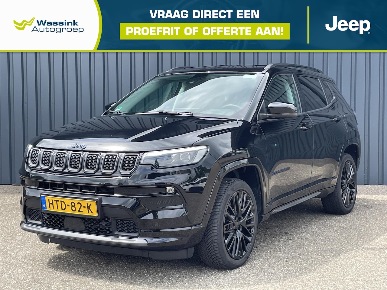 Jeep Compass - 1.3T 4XE 240pk EAWD Aut S I Carplay I Navigatie I Stuurverwarming I Stoelverwarming I Crui - AutoWereld.nl