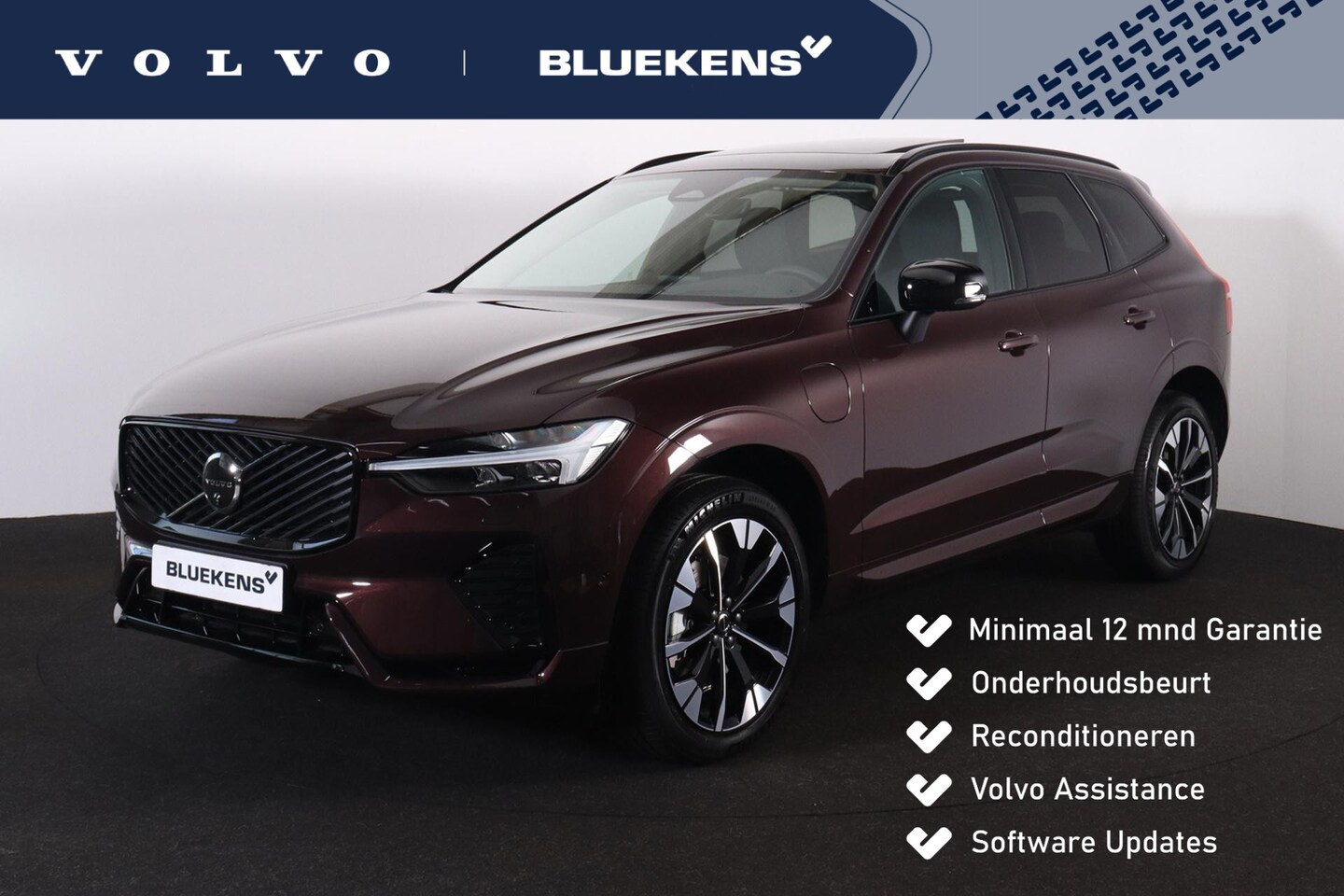 Volvo XC60 - T8 Recharge AWD Ultra Dark - LONG RANGE - Panorama/schuifdak - IntelliSafe Assist & Surrou - AutoWereld.nl
