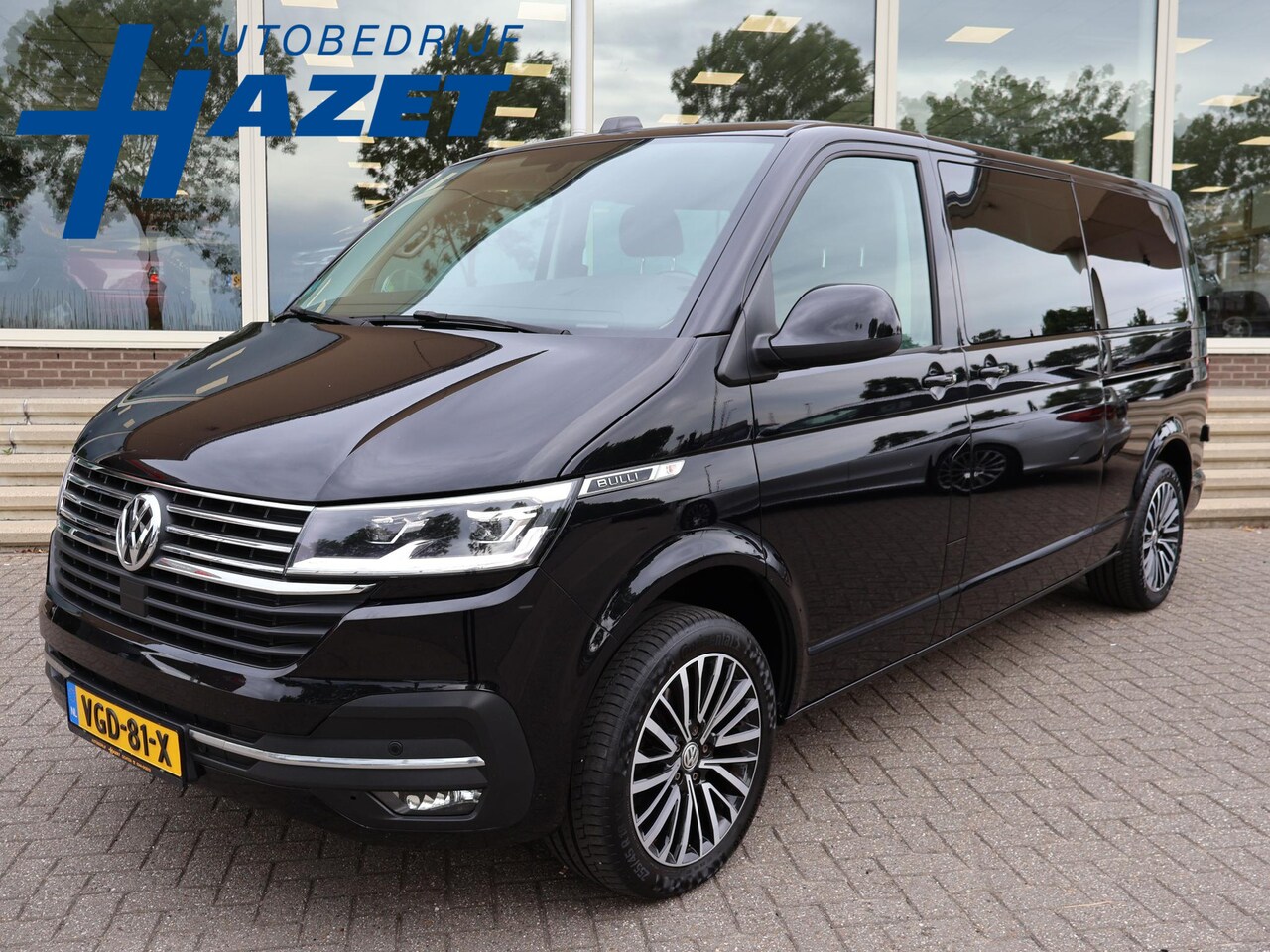Volkswagen Transporter - 2.0 TDI 200 PK DSG BULLI DUBBEL CABINE + 2 SCHUIFDEUREN | DIGITALE COCKPIT | LED | TREKHAA - AutoWereld.nl
