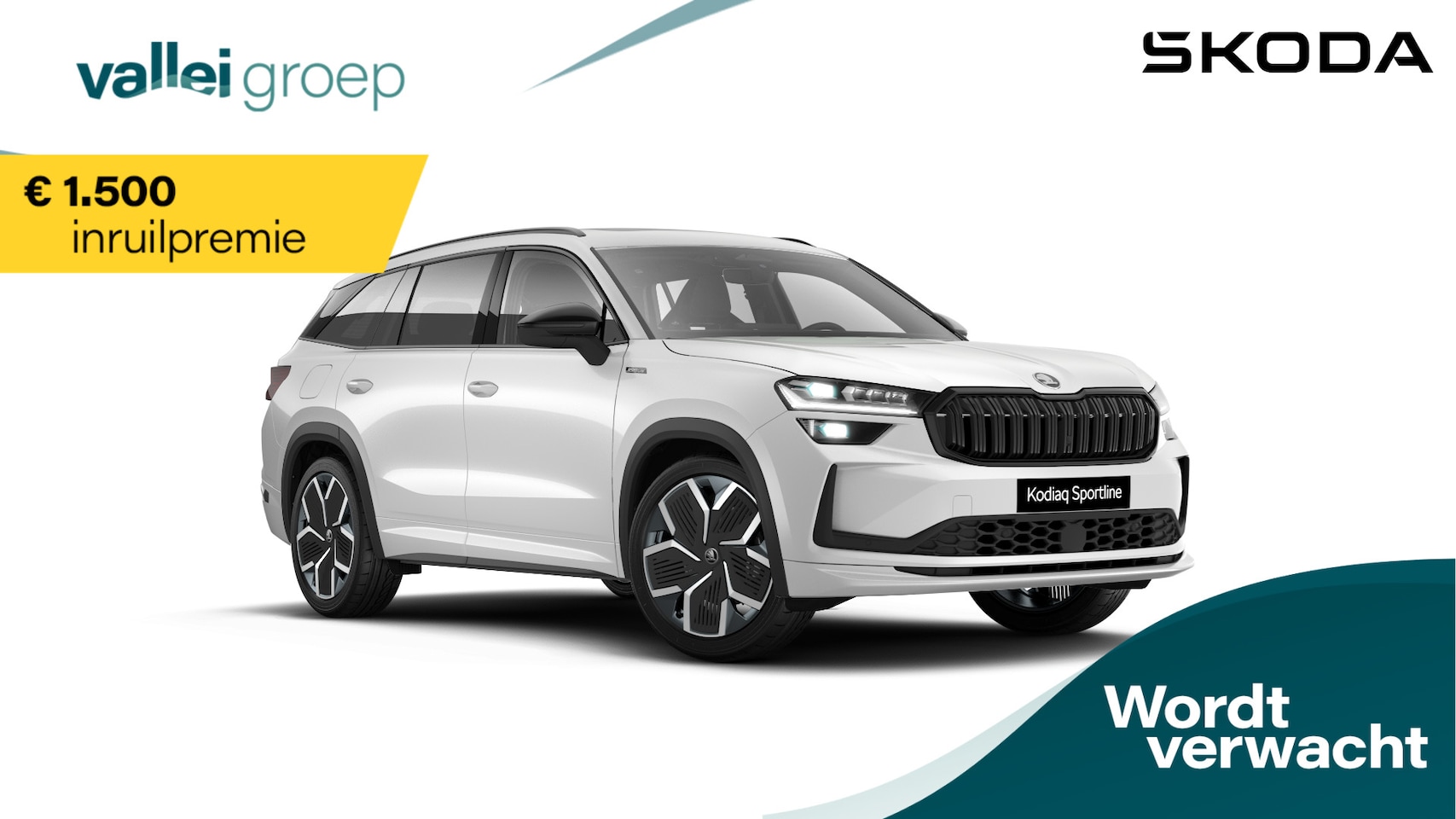 Skoda Kodiaq - Sportline Business 1.5 TSI PHEV 150 kW / 204 PK SU Sportstoelen | LED matrix | Elektrisch - AutoWereld.nl