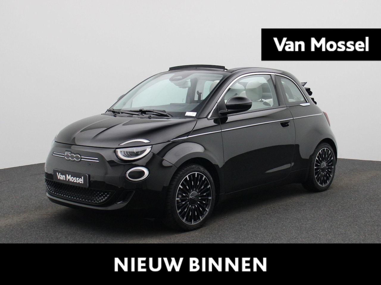 Fiat 500 C - 500e La Prima 42 kWh 119PK | Navigatie | Lederen Bekleding | Digital Cockpit | Achteruitri - AutoWereld.nl