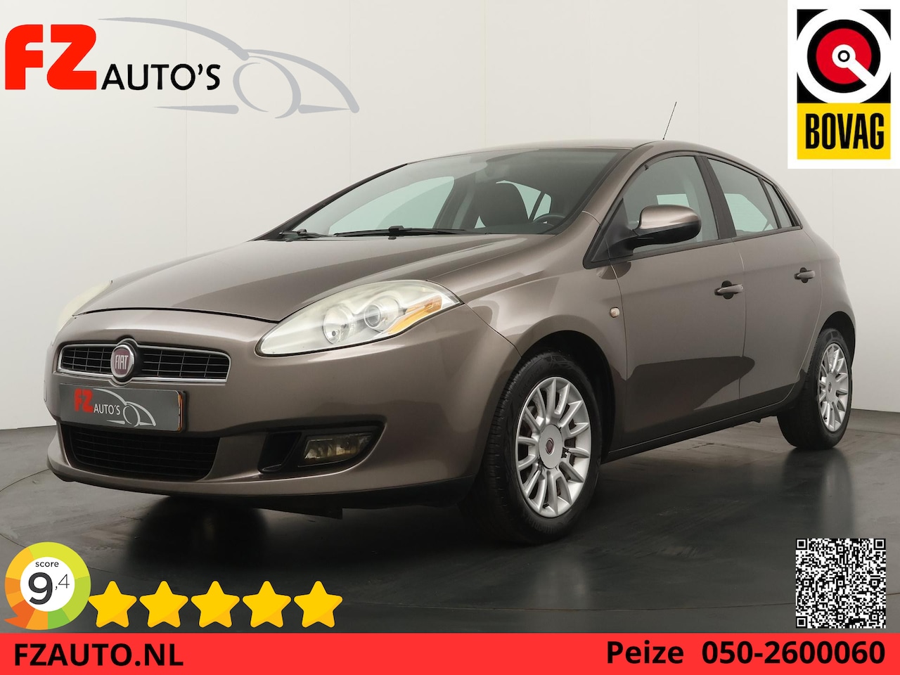Fiat Bravo - 1.4 Edizione Prima - Cruise Control - Airconditioning - Parkeercamera - AutoWereld.nl