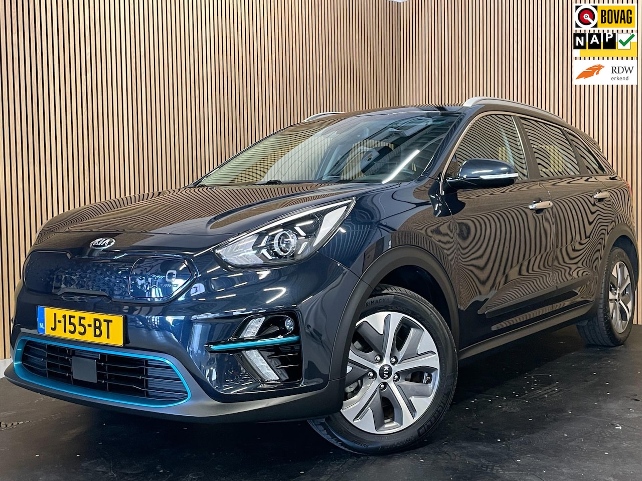 Kia e-Niro - DynamicLine 64 kWh |FACELIFT|3-FASE|TREKHAAK|LEDER|ACC|CARPLAY|CAMERA|STOEL-,STUURVERW.|IN - AutoWereld.nl