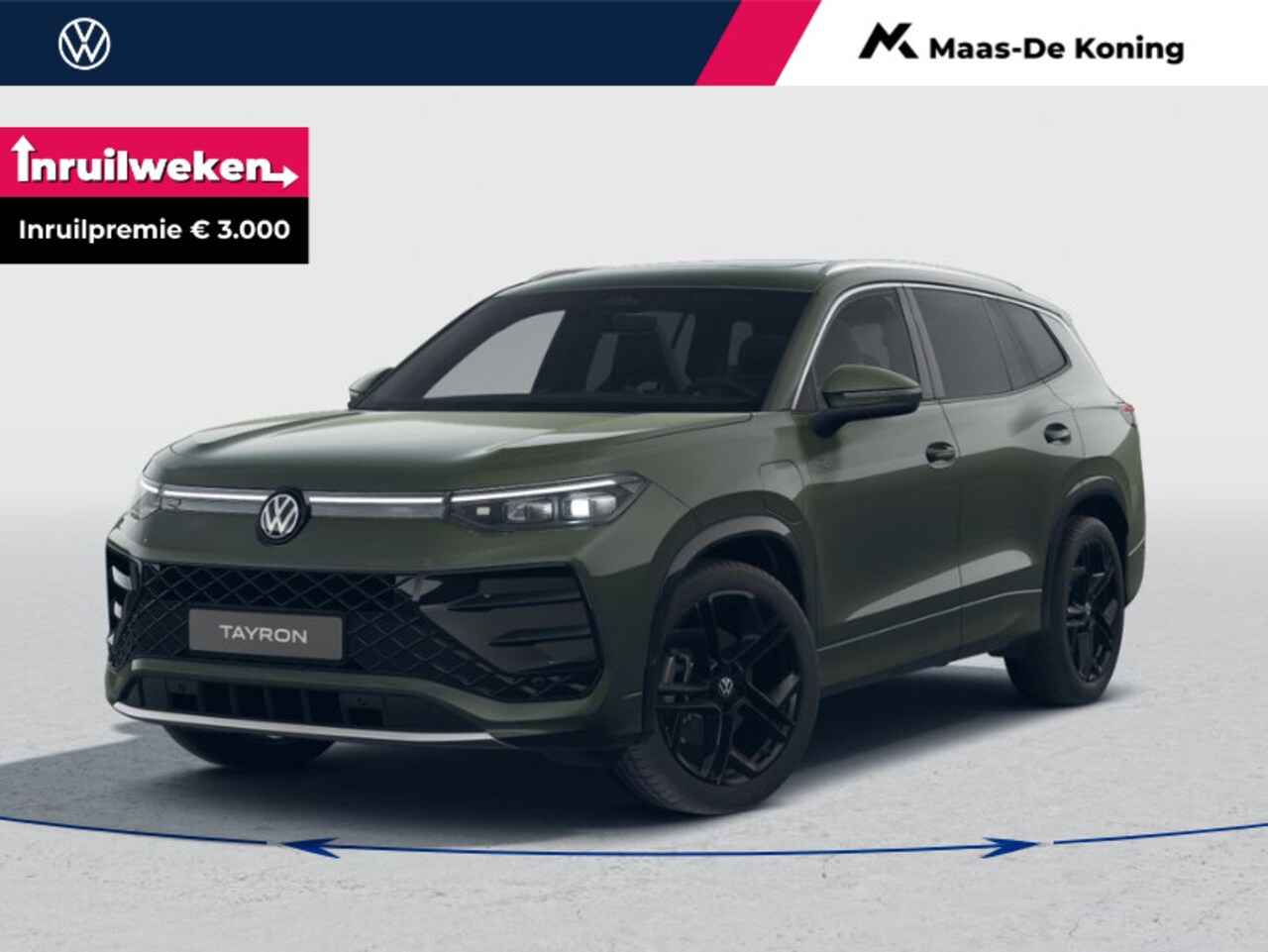 Volkswagen Tayron - R-Line Edition 1.5 eHybrid 272 pk 6 versn. DSG · Comfort Pakket · Travel Pakket · Trekhaak - AutoWereld.nl