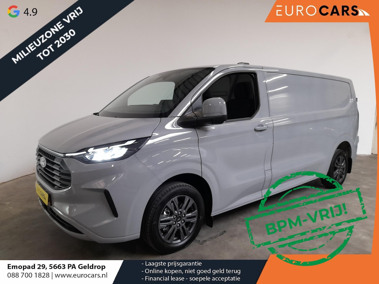 Ford Transit Custom - 320 2.0 TDCI L2H1 Dubbele Cabine Limited Automaat Ford Transit Custom 320 2.0 TDCI L2H1 Li - AutoWereld.nl