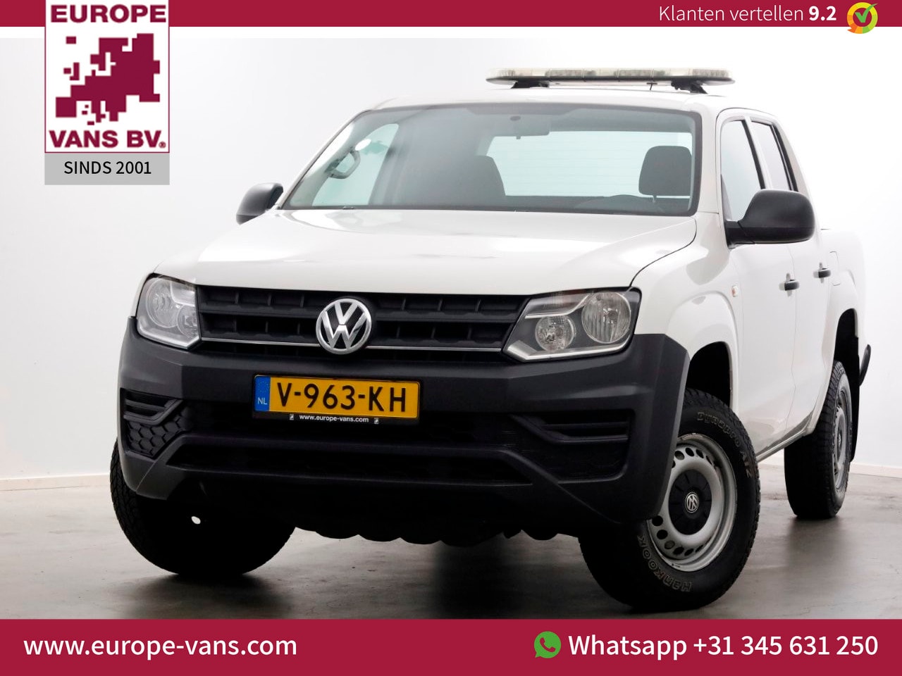Volkswagen Amarok - 3.0 TDI V6 163pk 4Motion 4X4+Sperdiff. Plus Cab Trendline 03-2018 - AutoWereld.nl