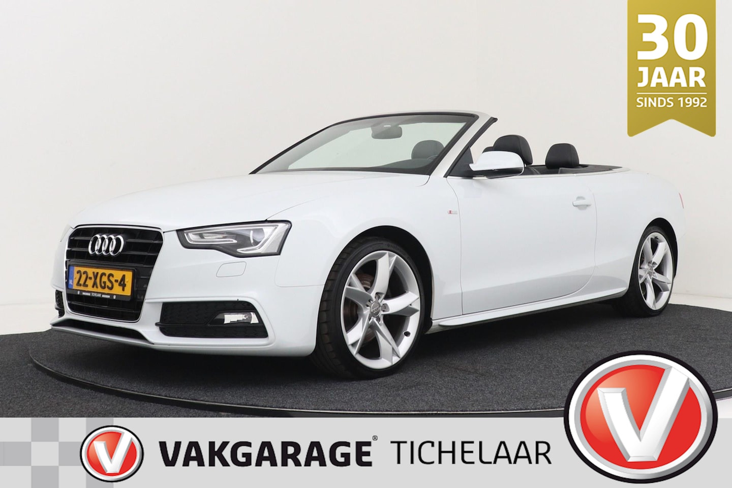 Audi A5 Cabriolet - 1.8 TFSI Pro Line S-Line | Trekhaak | Org NL | Leer | Elek. Stoelverstelling | - AutoWereld.nl
