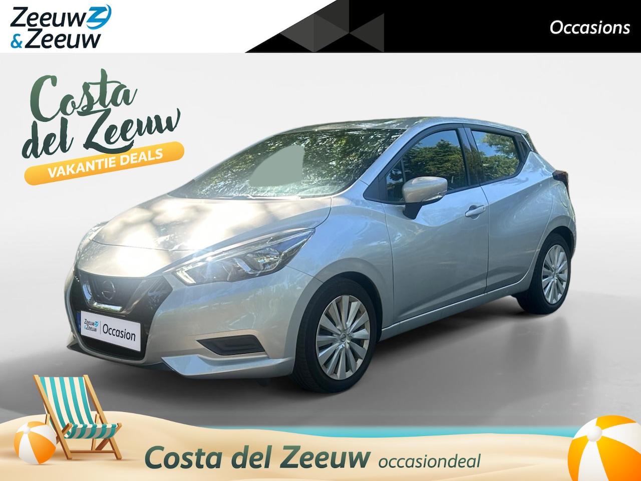 Nissan Micra - 1.0 IG-T Acenta | airco | telefoon | cruise | radio | lage kilometers | - AutoWereld.nl