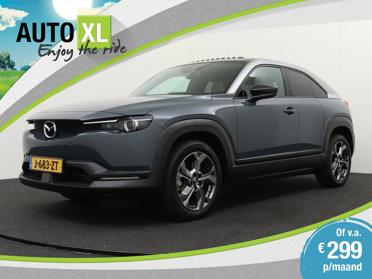 Mazda MX-30 - e-SkyActiv 145 Luxury 36 kWh Schuif/kantel-dak Leder Memory HUD - AutoWereld.nl