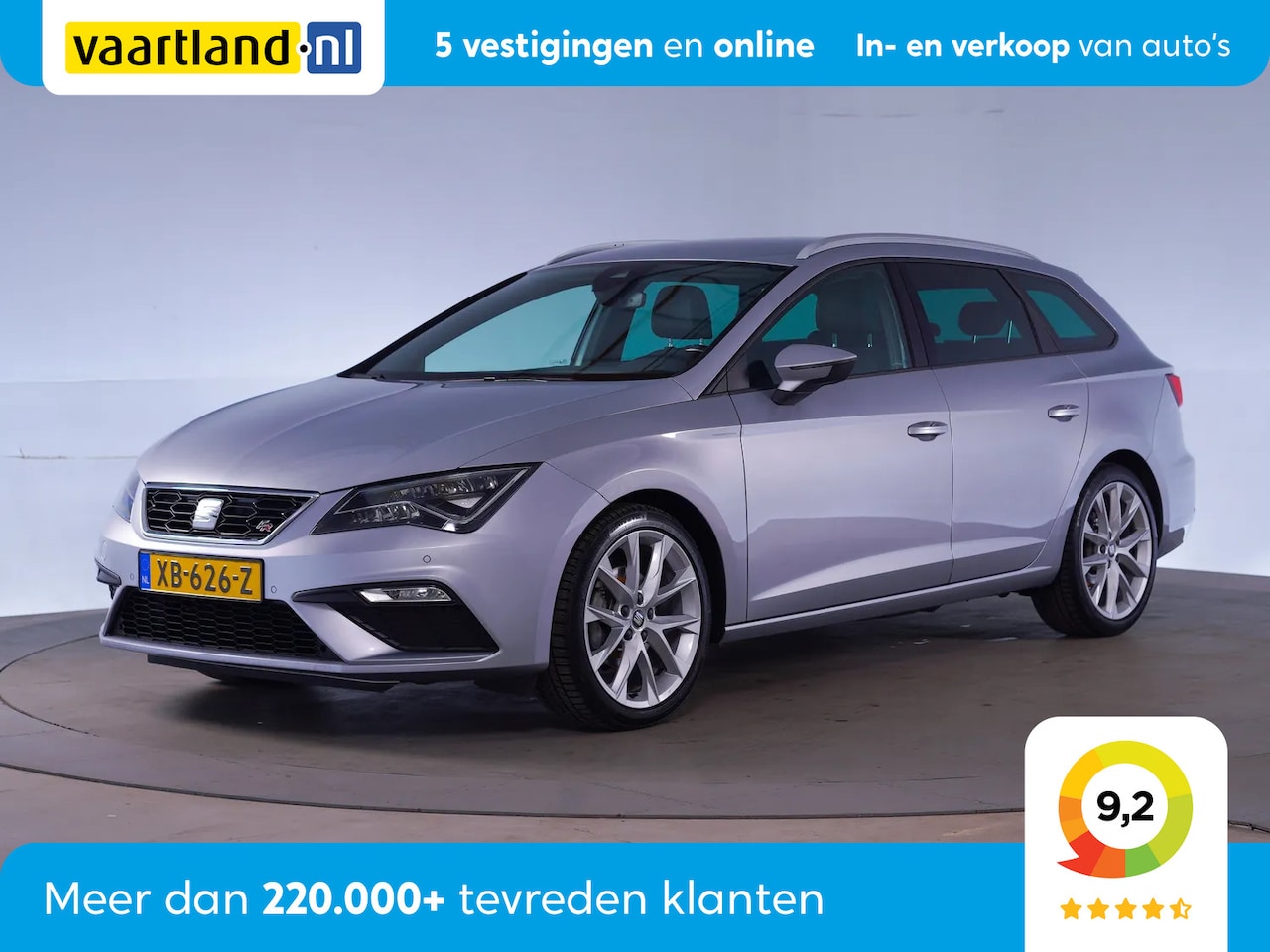 SEAT Leon ST - 1.5 TSI 150pk FR Business Intense Aut. [ LED Virtual Half-leder PDC ] - AutoWereld.nl