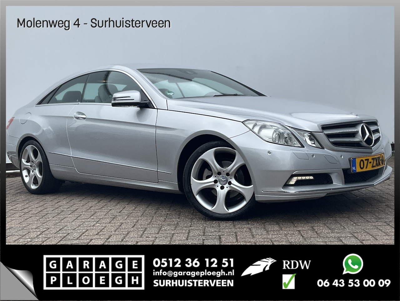 Mercedes-Benz E-klasse Coupé - 250 CGI Elegance Automaat Leder Nav/Cam Cruise Uitstraling! - AutoWereld.nl