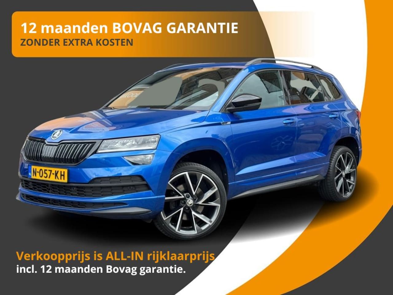 Skoda Karoq - 1.5 TSI 150PK SPORTLINE AUTOMAAT/PANODAK/ALLE OPTIES/1E EIG./10.000KM! - AutoWereld.nl