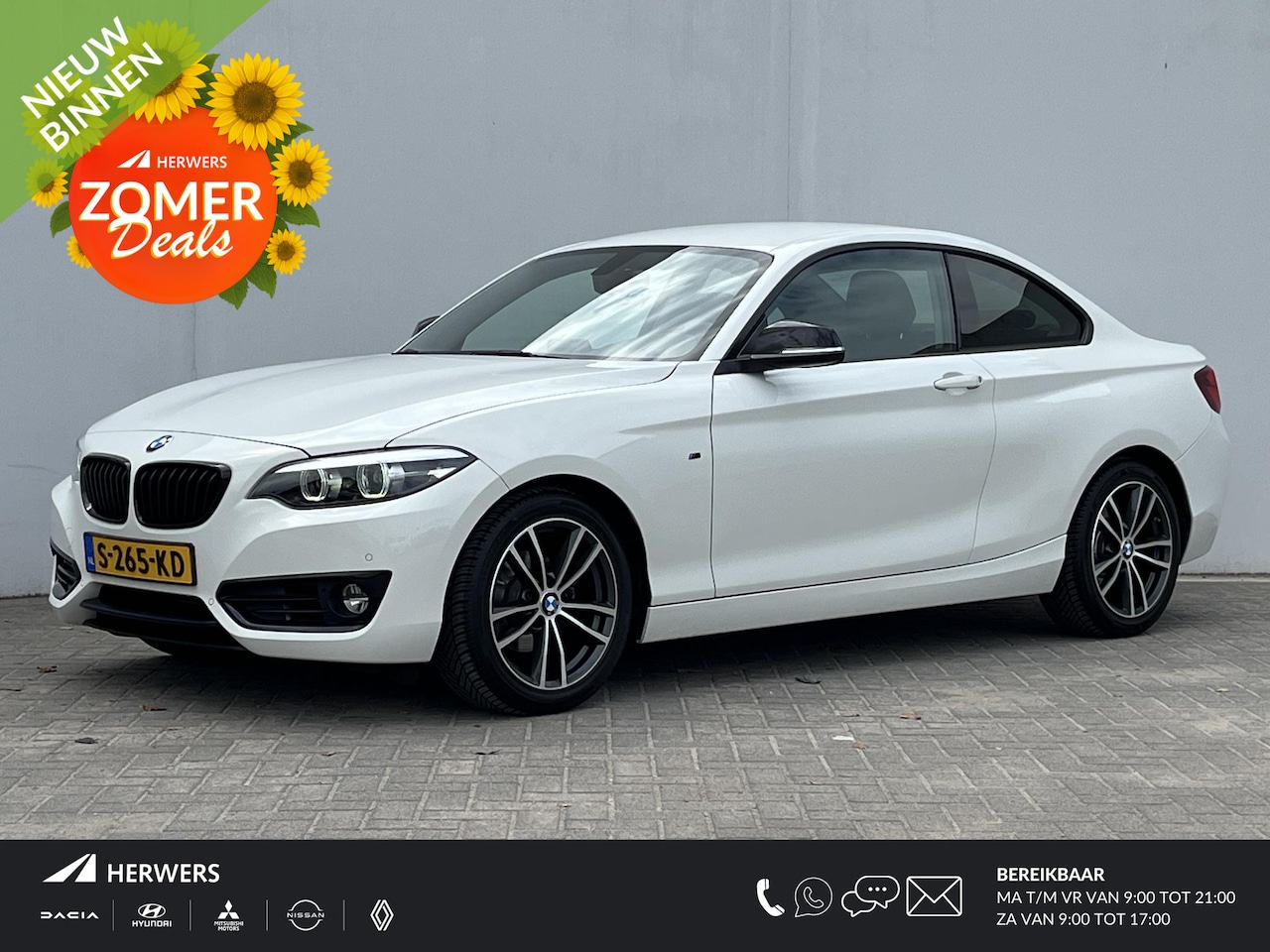 BMW 2-serie Coupé - 218i Executive Sport Line Business Automaat / Cruise- en Cruise Control / Verwarmde Voorst - AutoWereld.nl