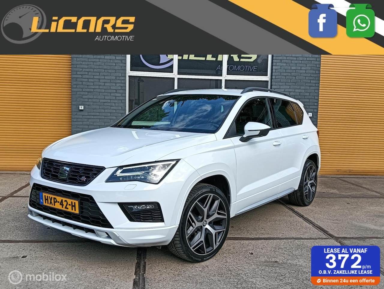 SEAT Ateca - 1.4 150pk DSG TSI FR 19inch/CarPlay/navi - AutoWereld.nl