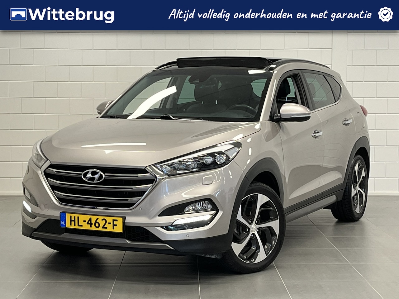 Hyundai Tucson - 1.6 T-GDi Premium 4WD LEDER | PANORAMADAK | 19 INCH VELGEN | SUPER COMPLETE AUTO! - AutoWereld.nl