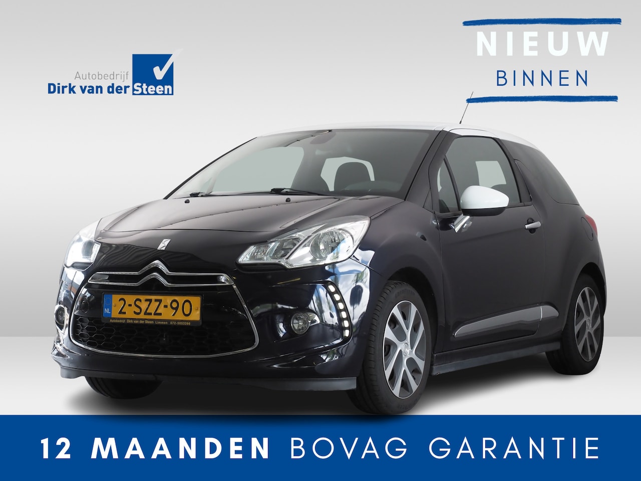 Citroën DS3 - 1.2 VTi So Chic | Parkeersensoren Achter | Bluetooth | Cruise Control | Navigatie | Climat - AutoWereld.nl