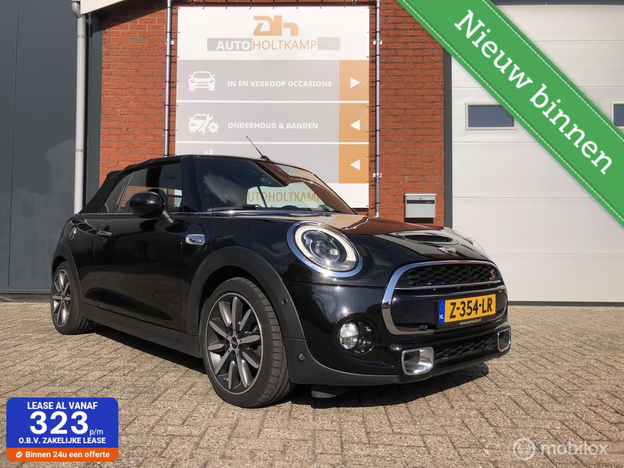 MINI Cabrio - 2.0 Cooper S Serious Business AUT/LEER/NAVI/ACC - AutoWereld.nl