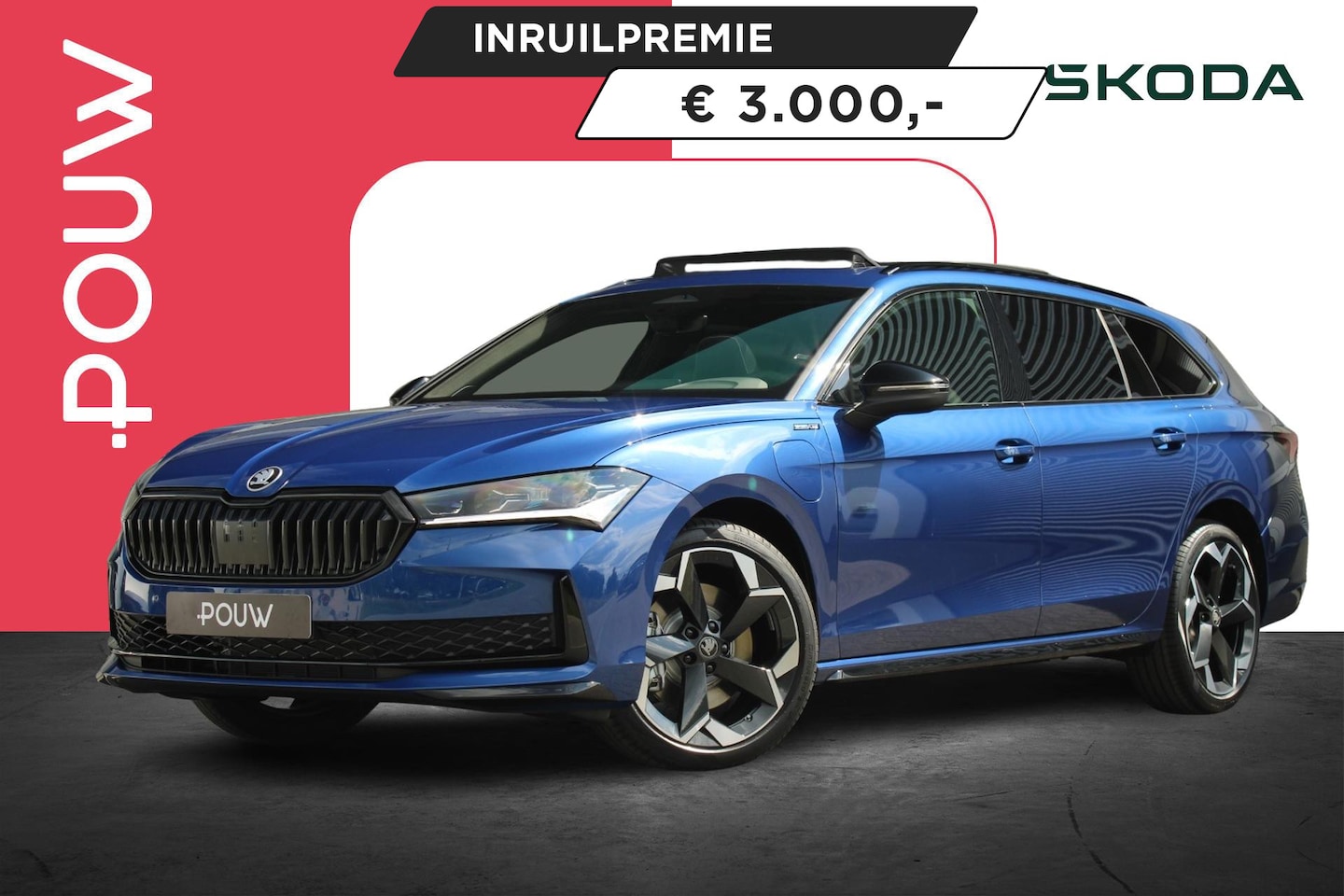 Skoda Superb Combi - 1.5 TSI 204pk PHEV Sportline Business | Trekhaak Wegklapbaar | Canton Sound - AutoWereld.nl