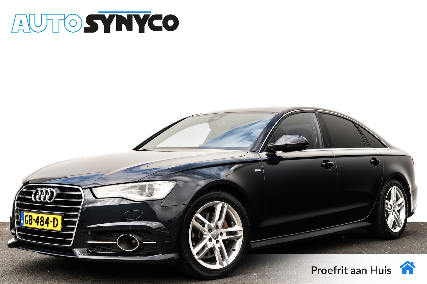 Audi A6 Limousine - 1.8 TFSi 190 Pk Autom. Ultra S-Line I Zwart Leder I 18 inch. LMV I Camera I LED - AutoWereld.nl
