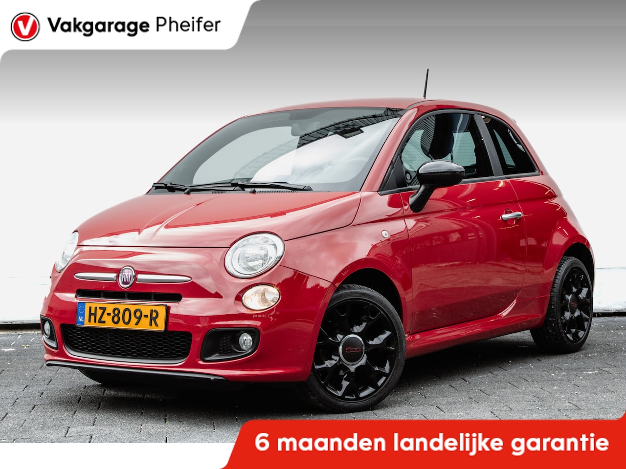 Fiat 500 - 1.2 500S Sport/ Full map navigatie/ Airco/ Sportstoelen/ 16" Lmv - AutoWereld.nl