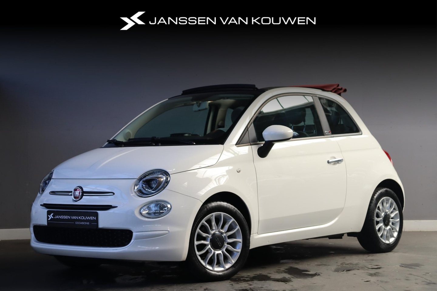 Fiat 500 C - 0.9 TwinAir Turbo Popstar Cabrio Airco Cruise control Parkeersensoren - AutoWereld.nl