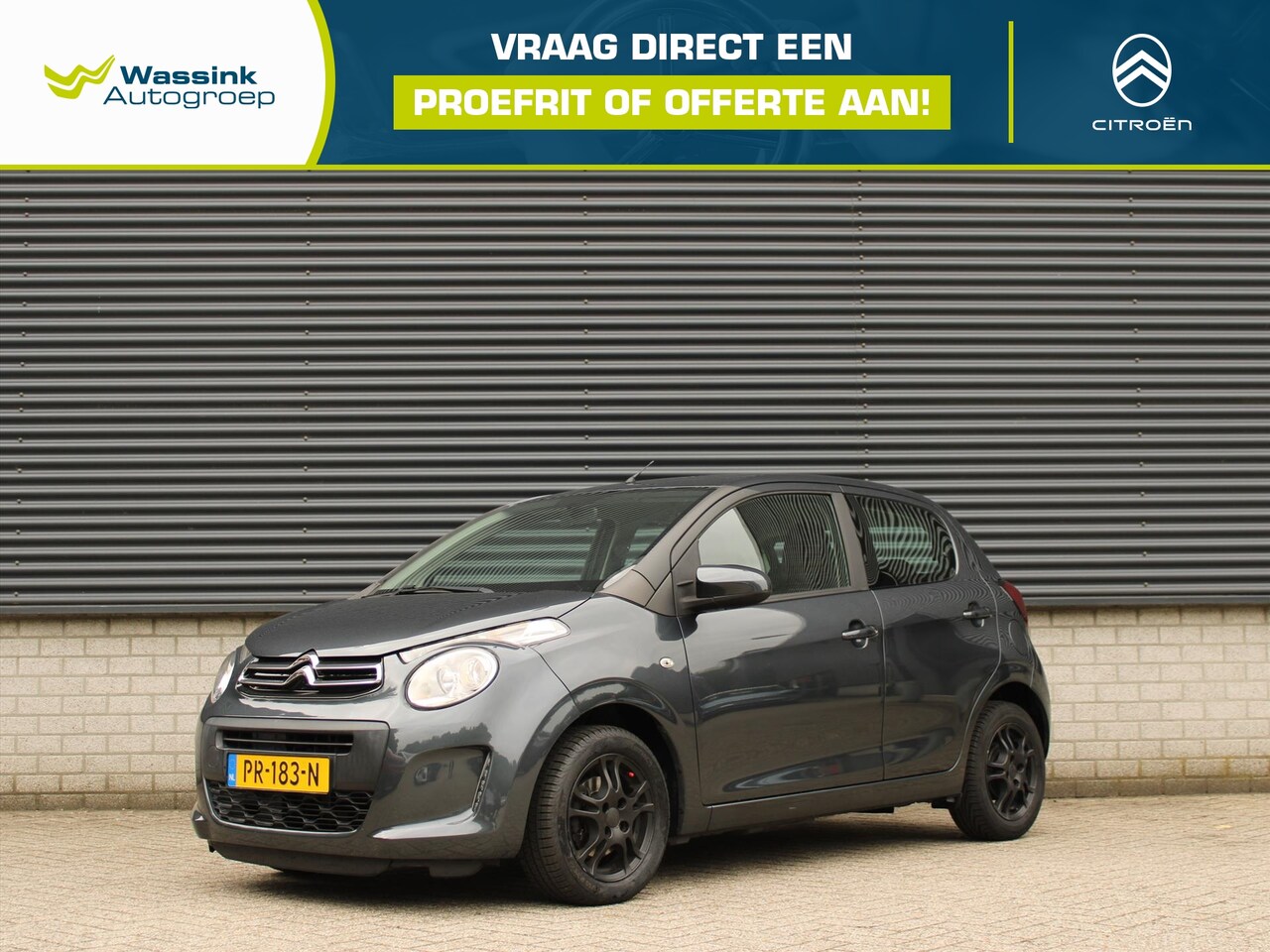 Citroën C1 - 5-deurs Feel 68PK I Touchscreen I Snelheidsbegrenzer I Airco I Lichtmetalen Velgen - AutoWereld.nl