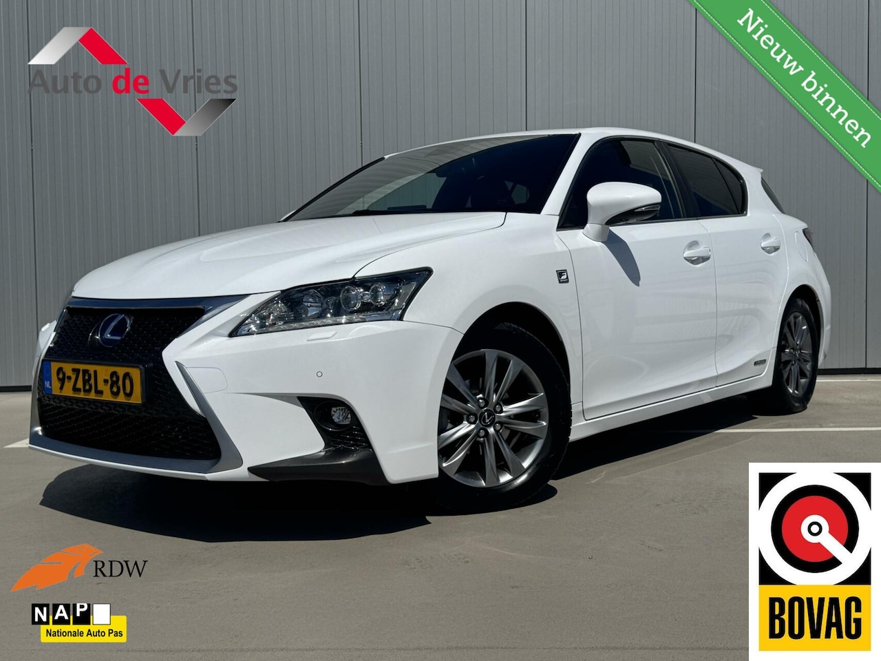 Lexus CT 200h - F Sport Line|Navi|Leder|NL-Auto - AutoWereld.nl