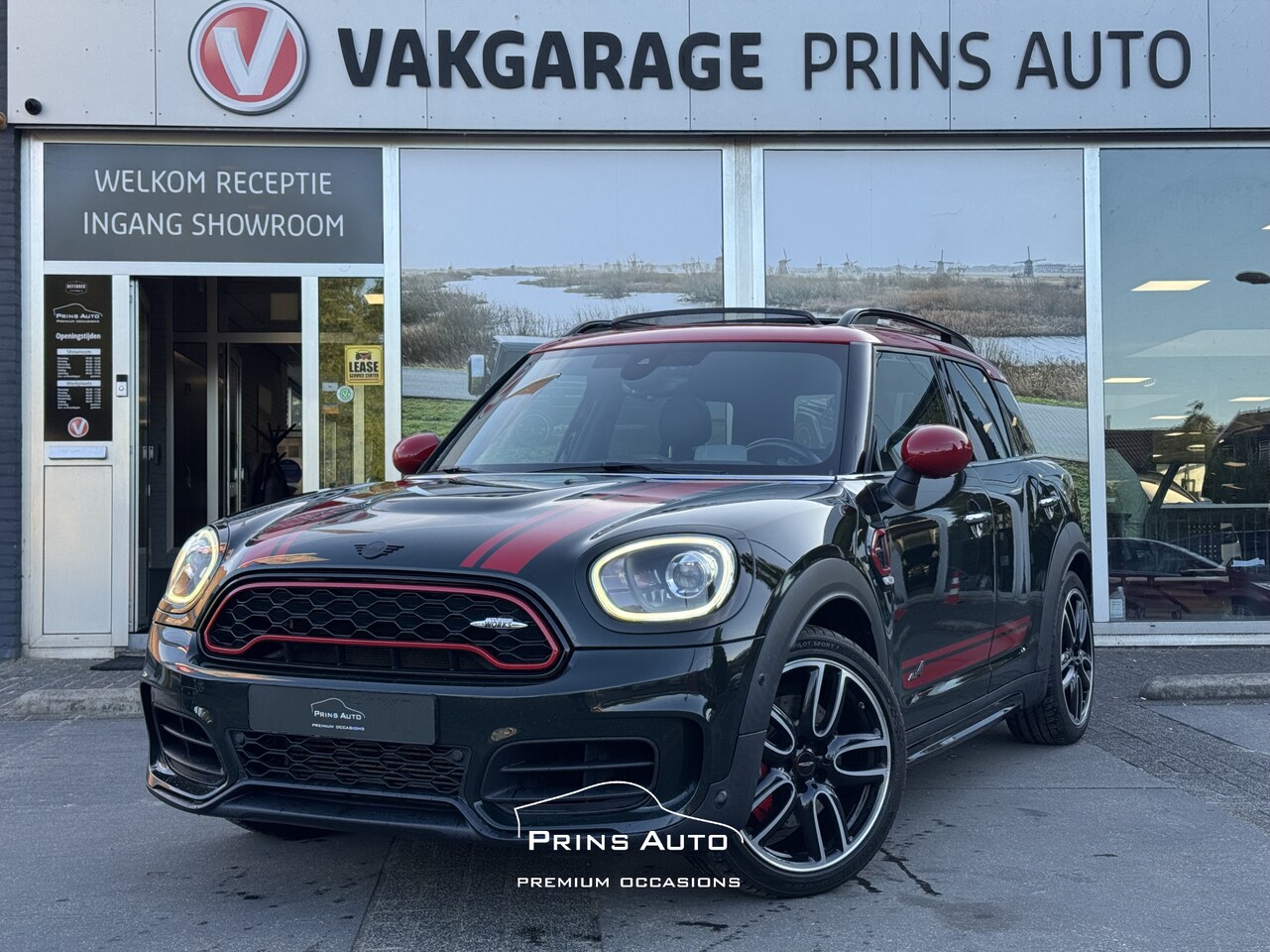 MINI Countryman - Mini 2.0 John Cooper Works ALL4 Chili |PANO|HEAD-UP|TREKHAAK|H/K|REBEL GREEN| 3344 - AutoWereld.nl