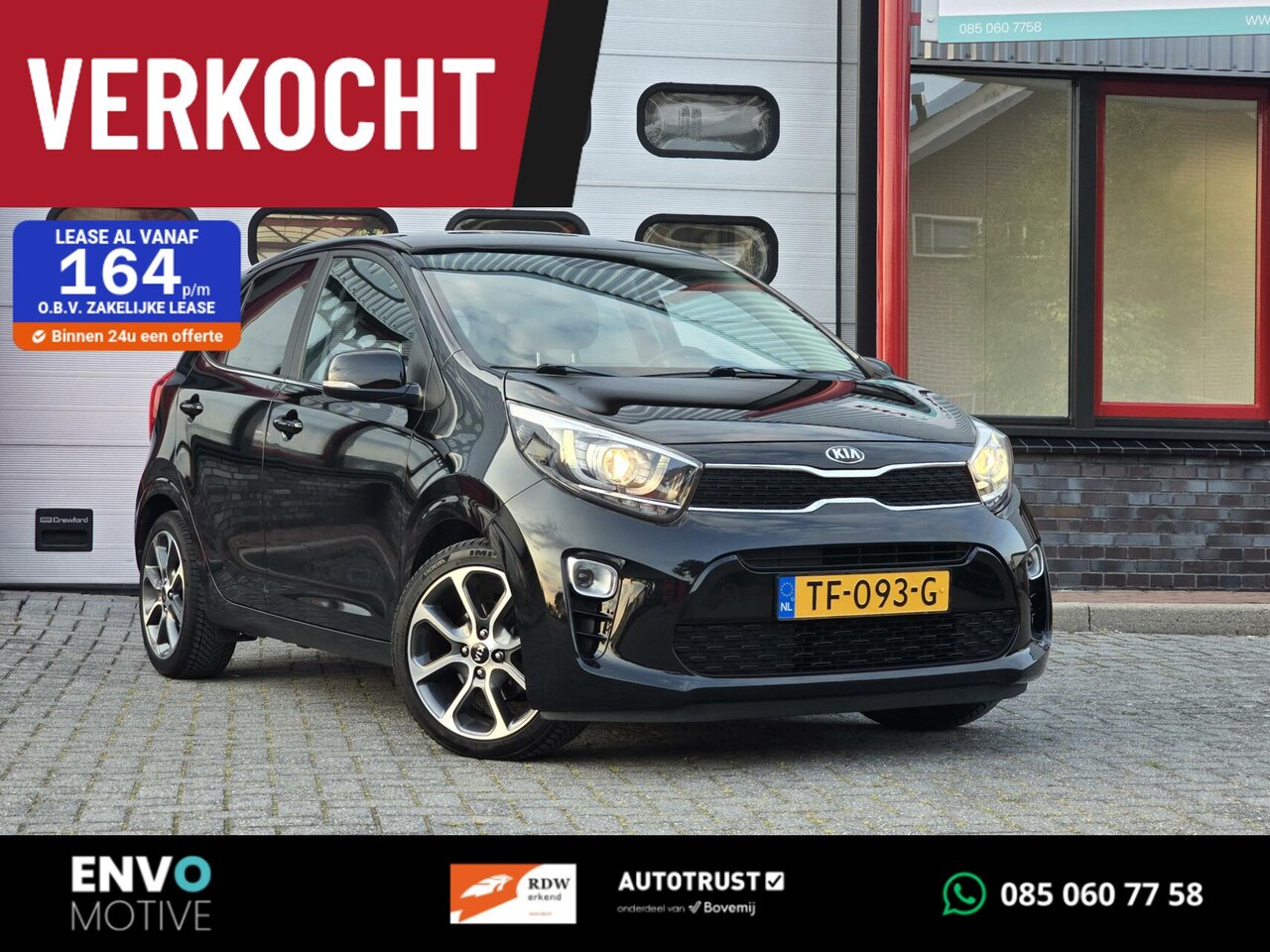 Kia Picanto - 1.0 CVVT Design Edition Navi/Clima/Cruise/Leer - AutoWereld.nl