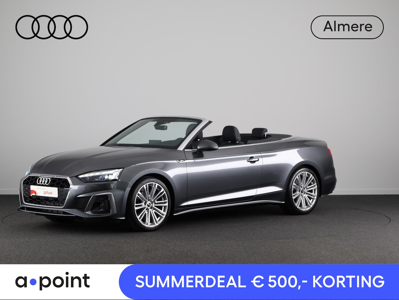 Audi A5 Cabriolet - 35 TFSI S edition 150 pk | 2x S-line | Nekverwarming | 19"LM velgen | Voorstoelen verwarmd - AutoWereld.nl