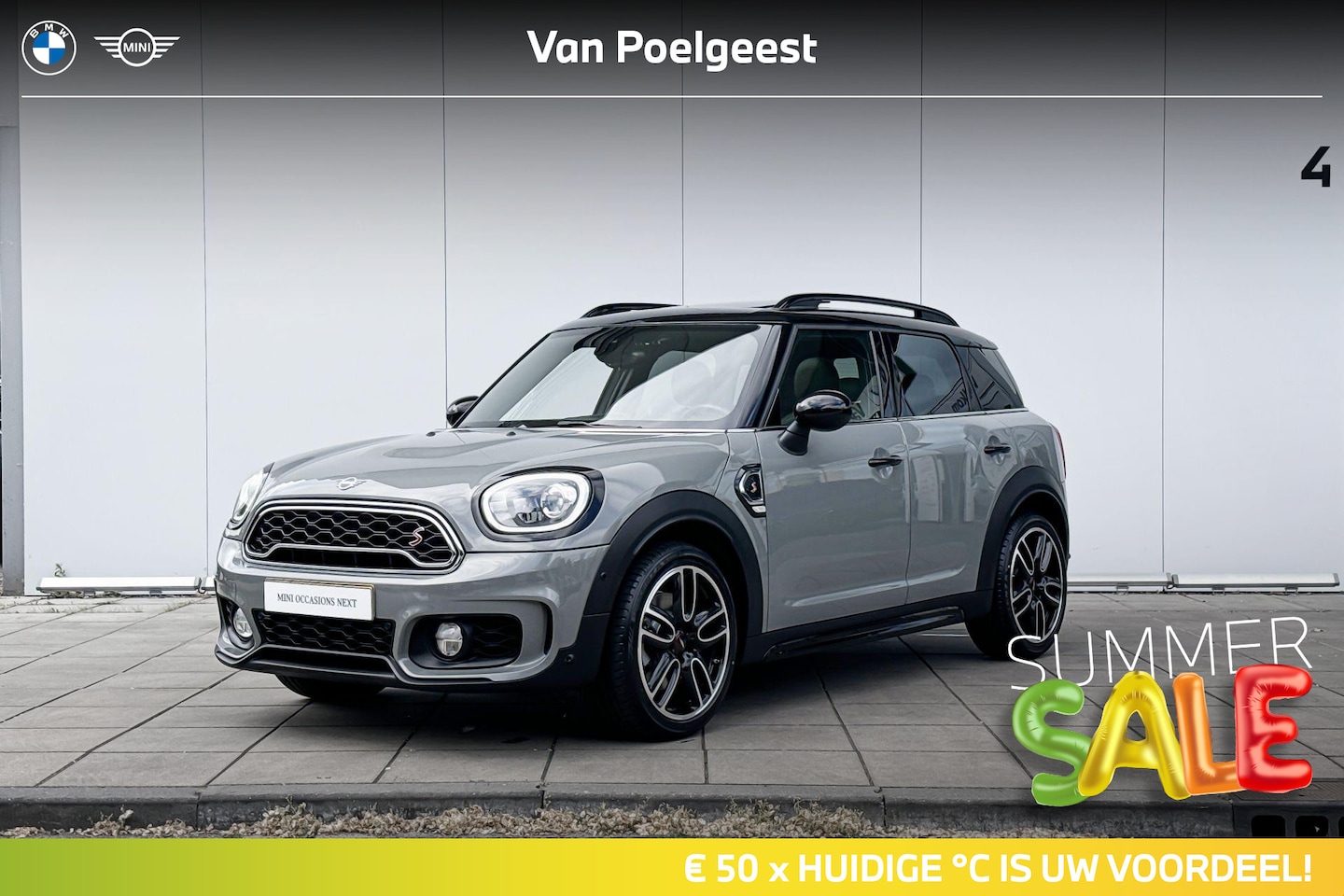 MINI Countryman - 2.0 Cooper S 19 Inch / Glazen Schuifdak / Automatische Achterklep / Comfort Acces / Achter - AutoWereld.nl