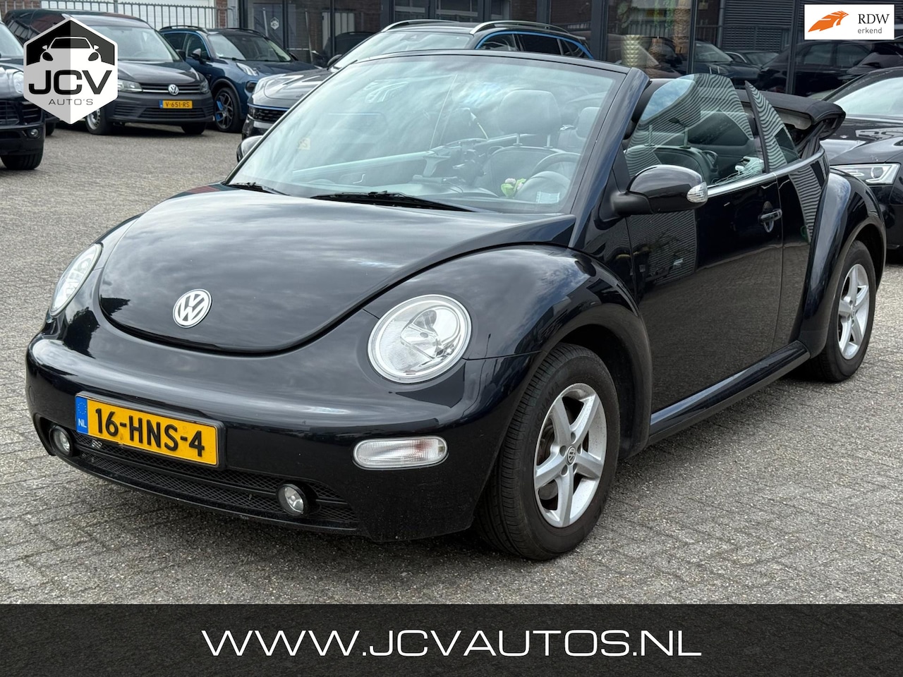 Volkswagen New Beetle Cabriolet - 1.6 Turijn Comfort LEER/AIRC - AutoWereld.nl
