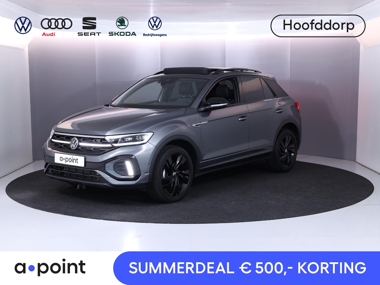 Volkswagen T-Roc - 1.5 TSI R-Line 150 pk Automaat (DSG) | Verlengde garantie | Navigatie via App | Panoramada - AutoWereld.nl