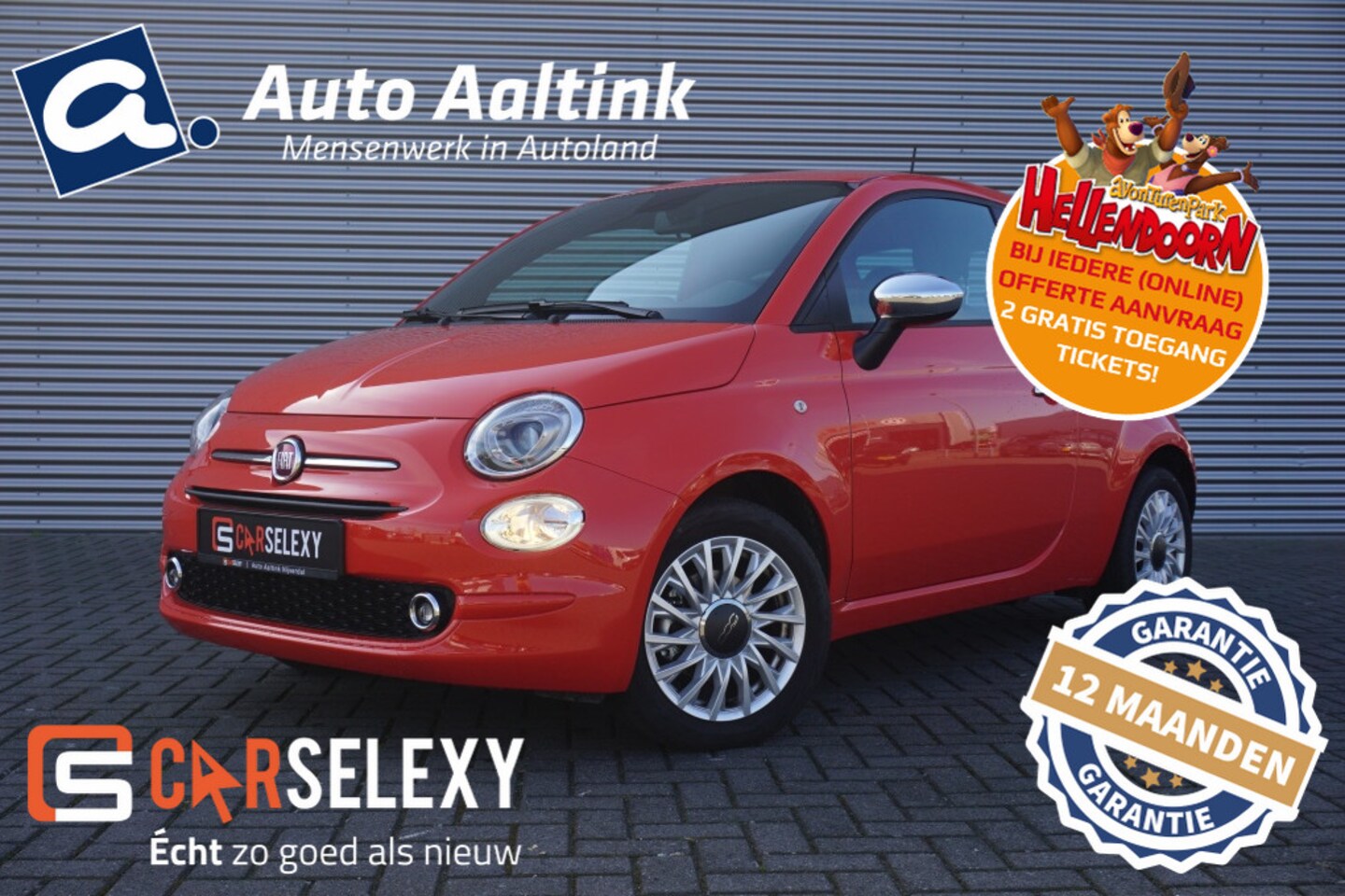 Fiat 500 - 70PK Hybrid Urban NAVI | CLIMA | CRUISE | PARKSENS | 15'LMV! - AutoWereld.nl